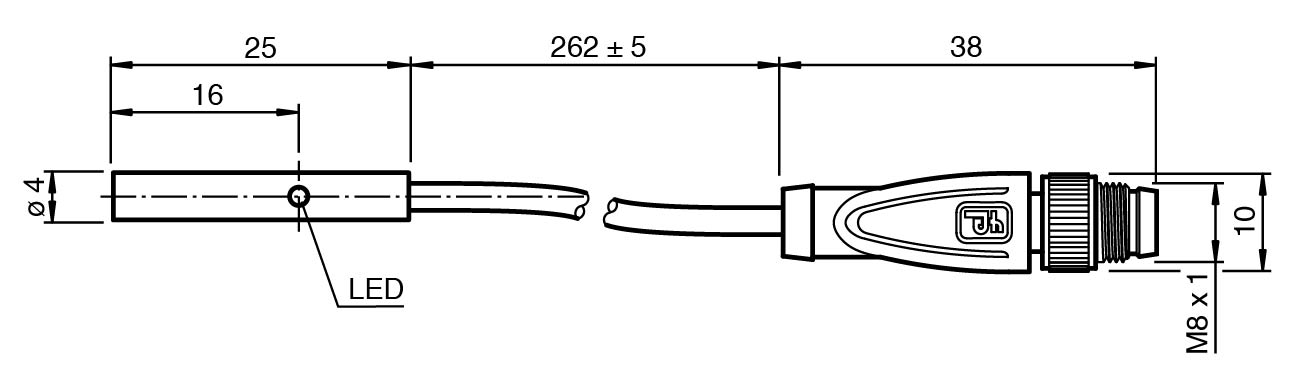 NBB0,8-4M25-E0-0,3M-V3 - Görsel 2