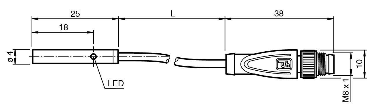 NBB0,8-4S25-E2-0,5M-V3 - Görsel 2