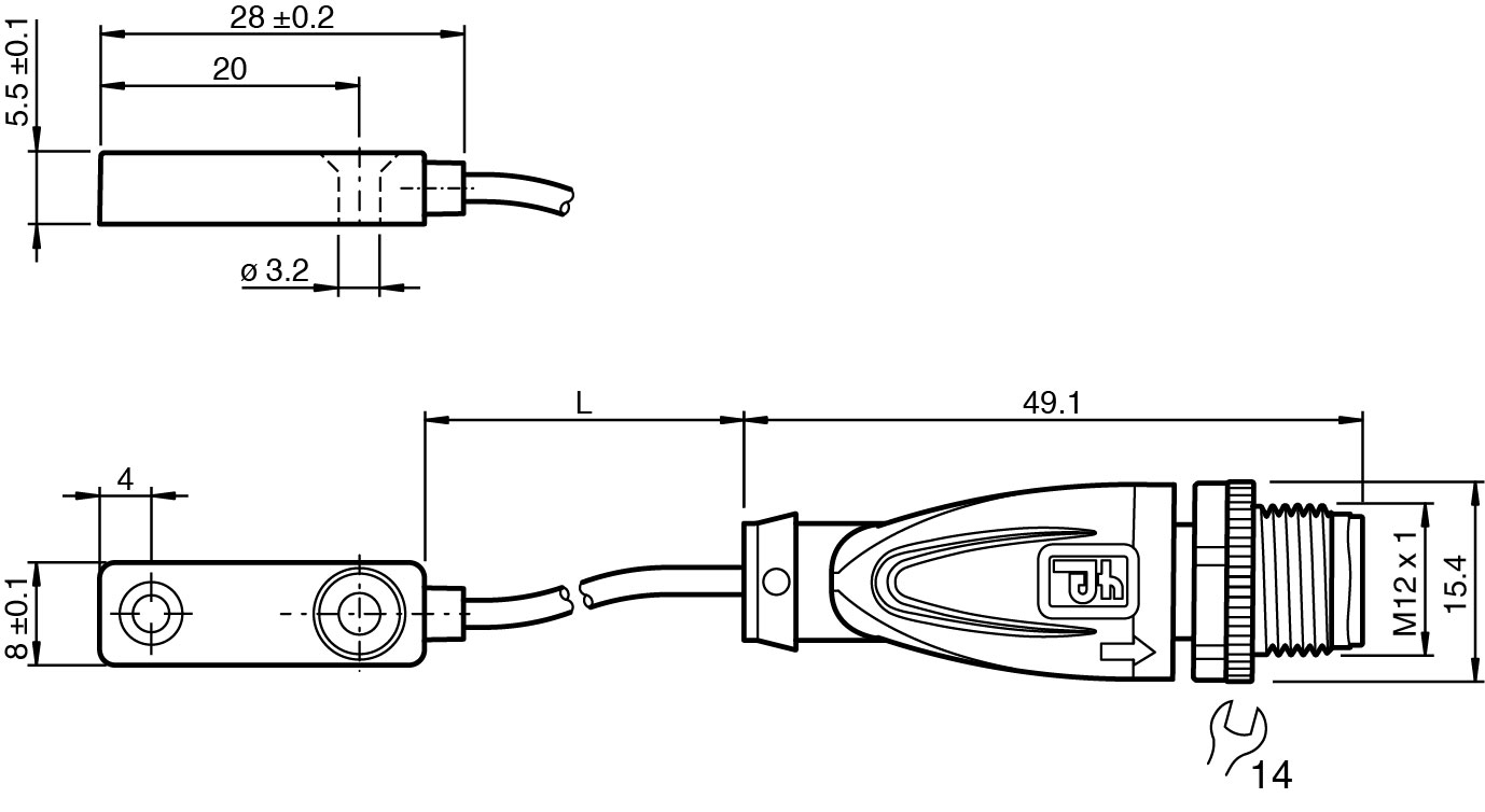 NBB2-F76-E2-0,5M-Y70182080 - Görsel 2
