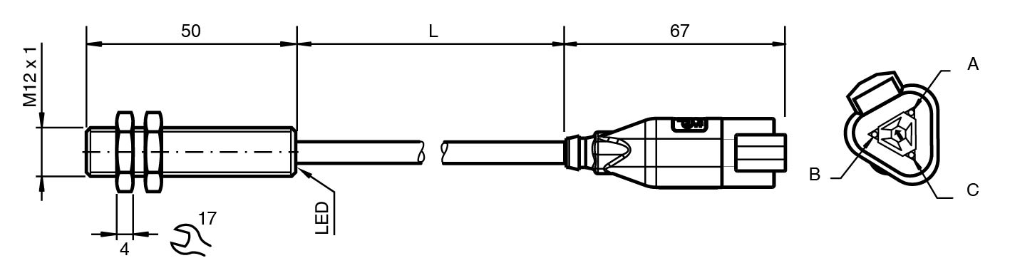 NBB4-12GM50-E2-M1-150MM-3DT04 - Görsel 2