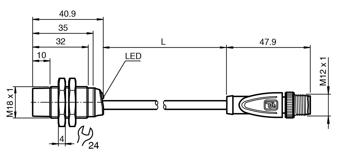 NBN12-18GM35-E2-0,15M-V1 - Görsel 2
