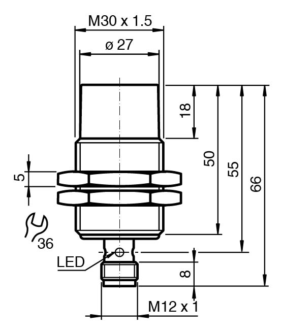 NBN15-30GM50-A2-V1-M1 - Görsel 2