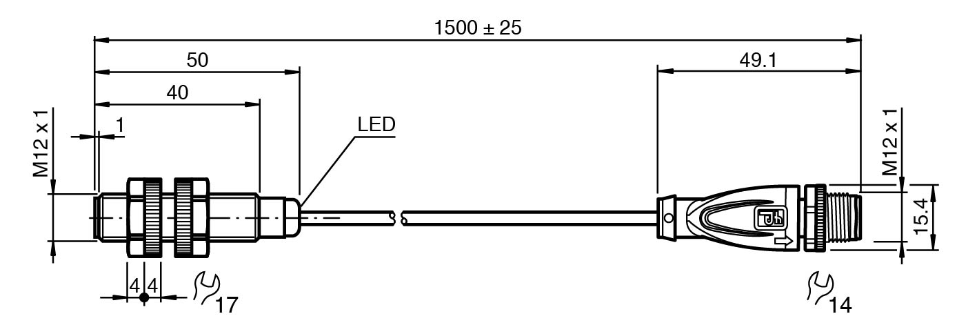 NBN4-12GK50-E2-1,5M-V1 - Görsel 2