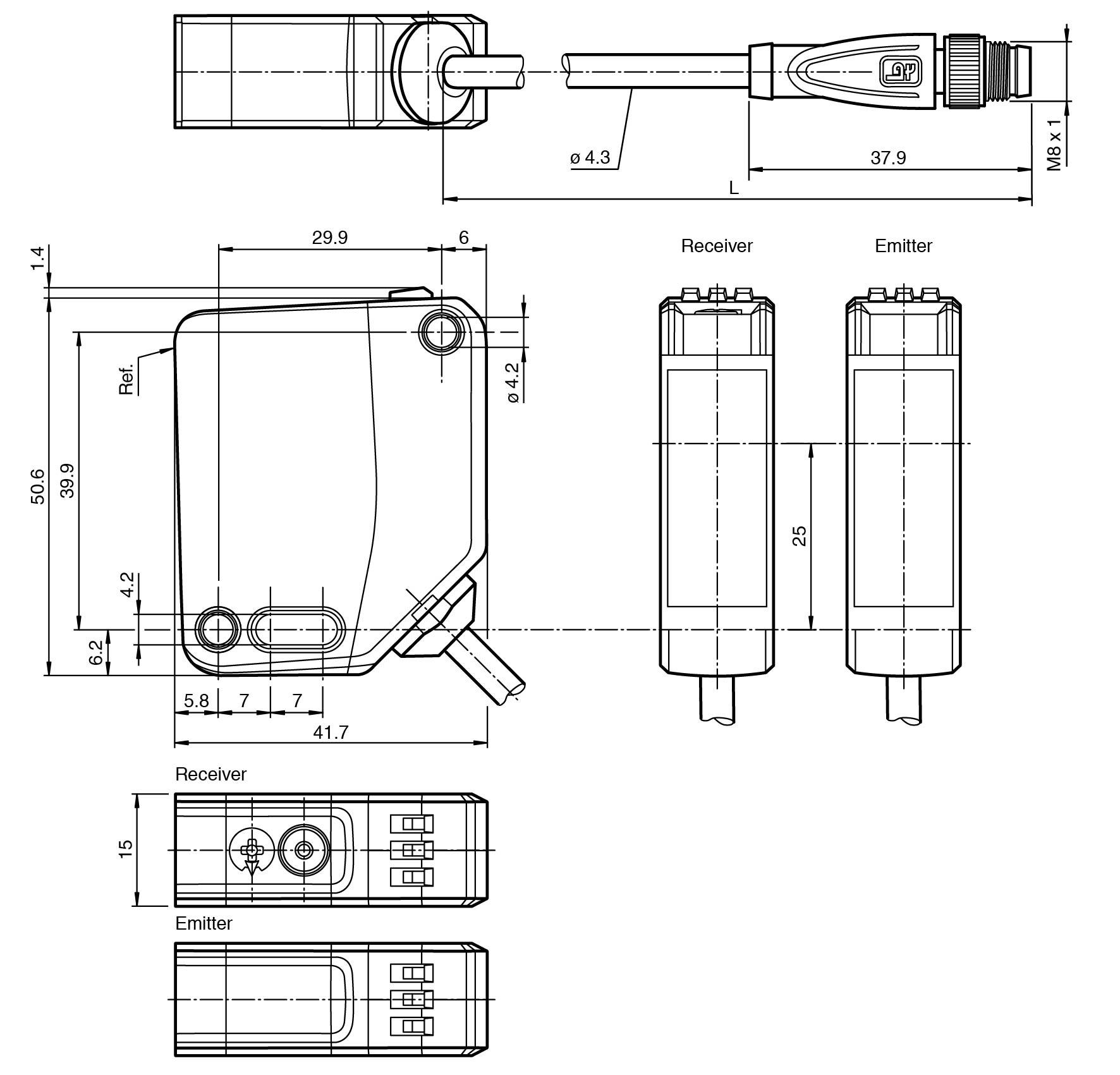 OBE25M-R200-S2EP-IO-0,3M-V31 - Görsel 2