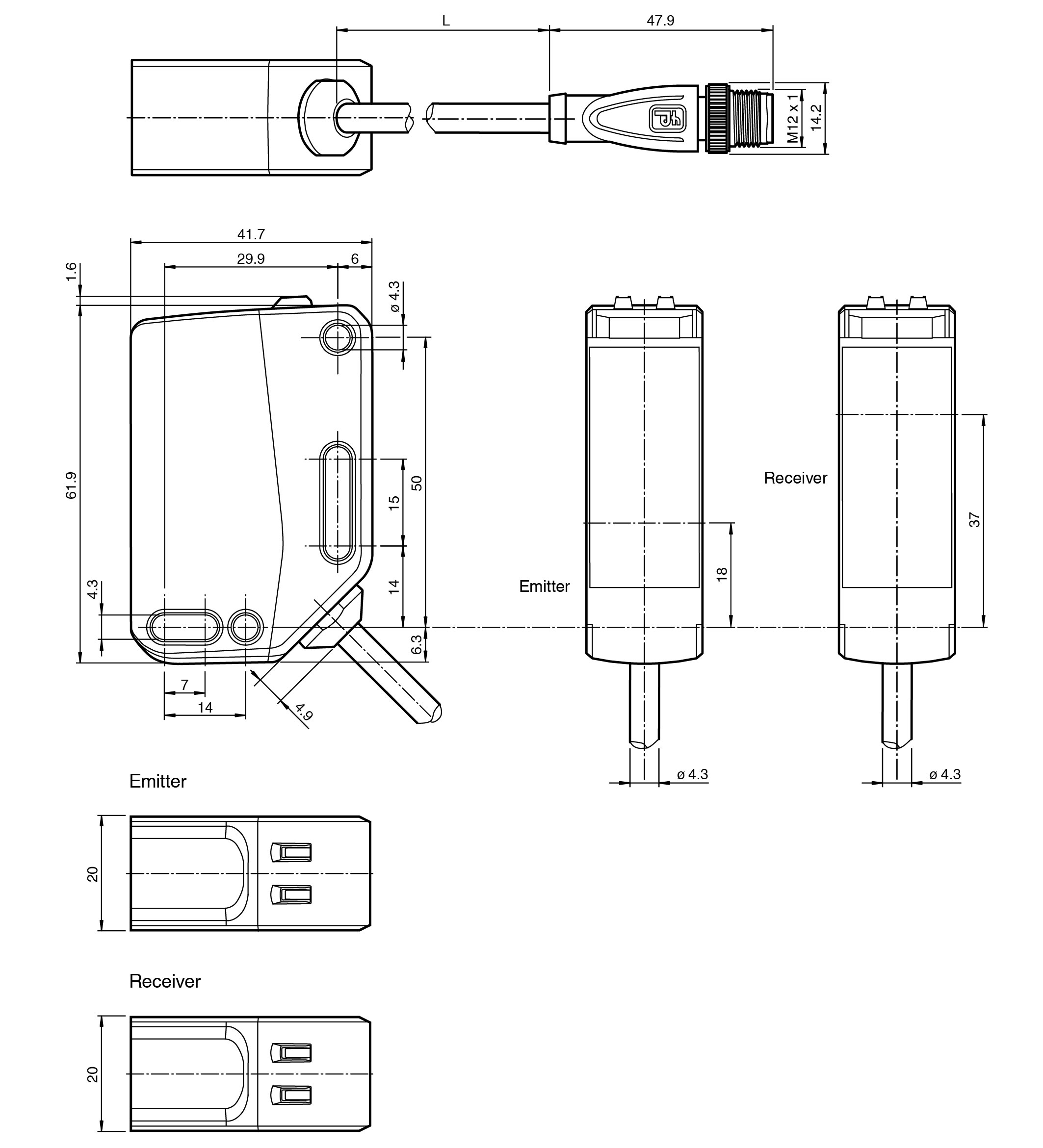 OBE35M-R202-SE0-0,3M-V1 - Görsel 2